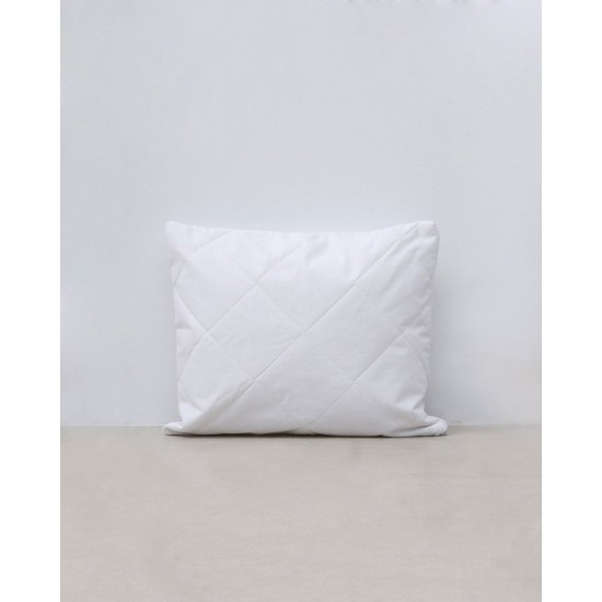 Βρεφικό Προστατευτικό Μαξιλαροθήκης Nefeli 35x45cm Άσπρο