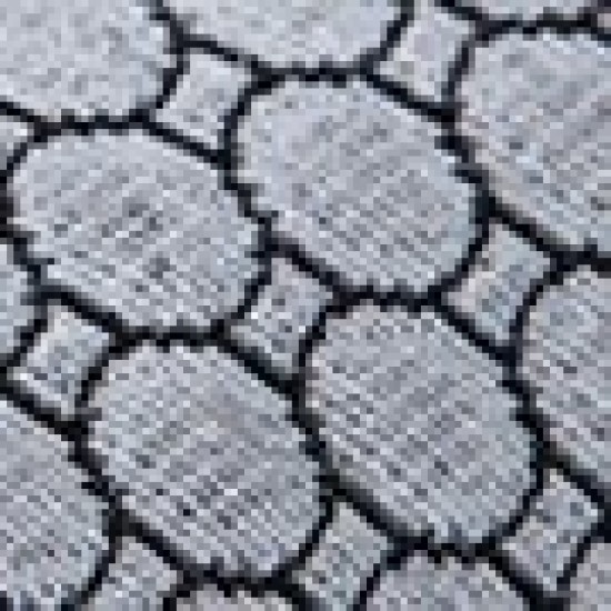 Διακοσμητική μαξιλαροθήκη San Salvador με κυψελωτό σχέδιο 35x45cm Γκρι