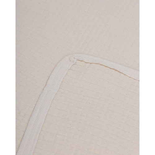 Πικέ κουβέρτα Asterinos σε ζακάρ ύφανση Ημίδιπλη (170x260cm) Μπεζ