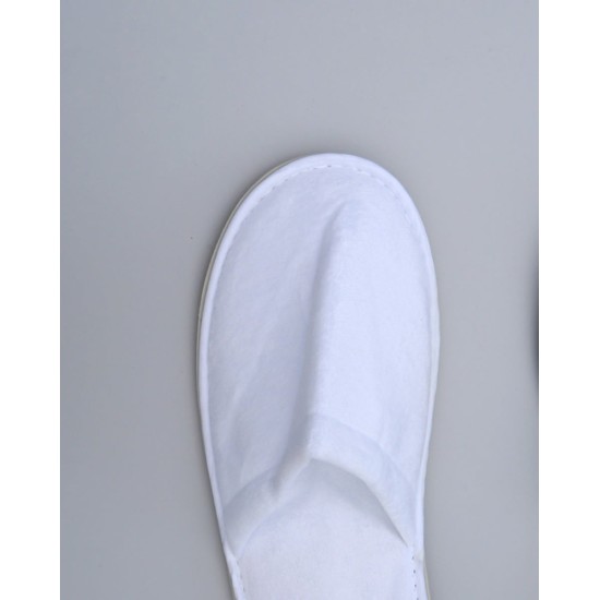 Χειμερινές Κλειστές Βελουτέ Παντόφλες Lana One Size (Παντόφλες επισκεπτών) Άσπρο Χειμερινές Κλειστές Βελουτέ Παντόφλες Lana One Size (Παντόφλες επισκεπτών) Άσπρο