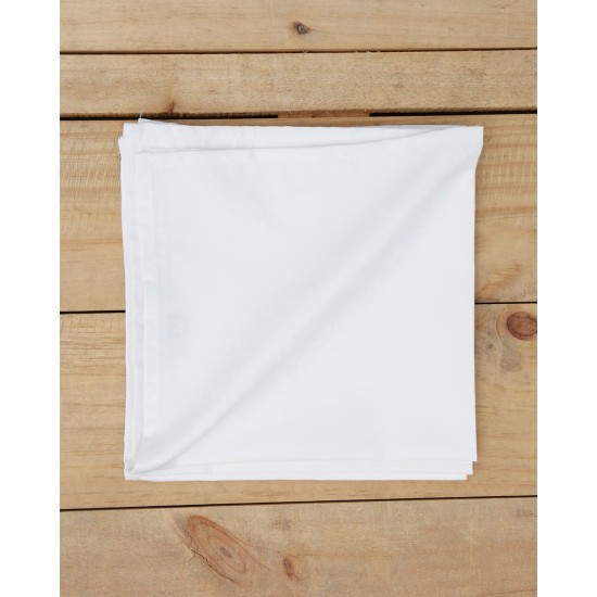 Ζακάρ πετσέτα φαγητού Renata 52x52cm Άσπρο