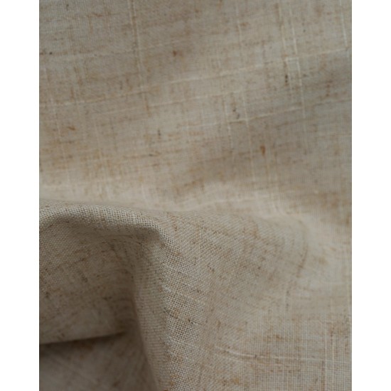 Σετ πετσέτες φαγητού με κέντημα φύλλο και αζούρ στο τελείωμα 42x42cm Μπεζ