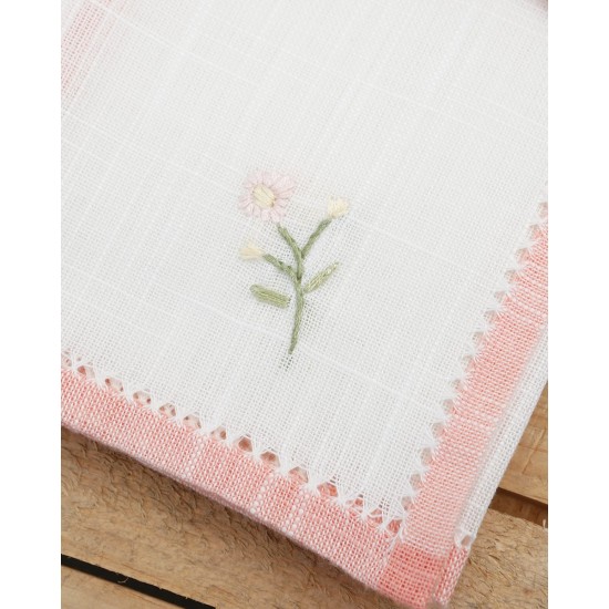 Σετ 4 τεμ Πετσέτες Φαγητού Herbal Σχ. 148 Bo Maison 42x42cm Ροζ Σετ 4 τεμ Πετσέτες Φαγητού Herbal Σχ. 148 Bo Maison 42x42cm Ροζ