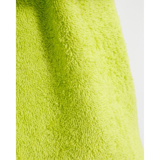 Παιδικό δίχρωμο μπουρνούζι Barry με κουκούλα 2-4 ετών Λαχανί