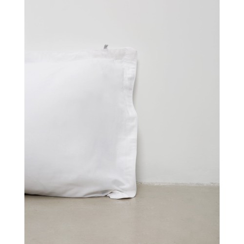 Ξενοδοχειακή Βαμβακερή Μαξιλαροθήκη Oxford 3 Πλευρές Με Ρέλι Denise 50x70 5cm Άσπρο