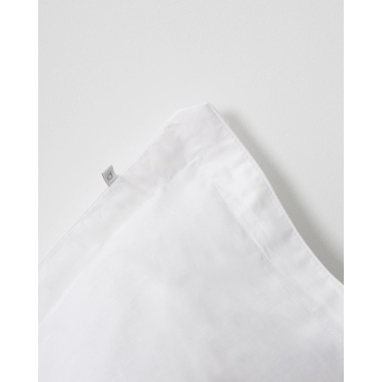 Ξενοδοχειακή Βαμβακερή Μαξιλαροθήκη Oxford 3 Πλευρές Με Ρέλι Denise 50x70 5cm Άσπρο