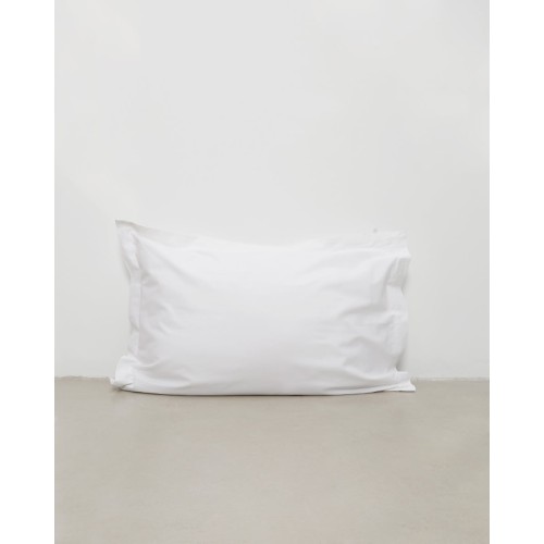 Ξενοδοχειακή Περκαλένια Μαξιλαροθήκη Oxford 3 Πλευρές Pallas 50x70 5cm Άσπρο