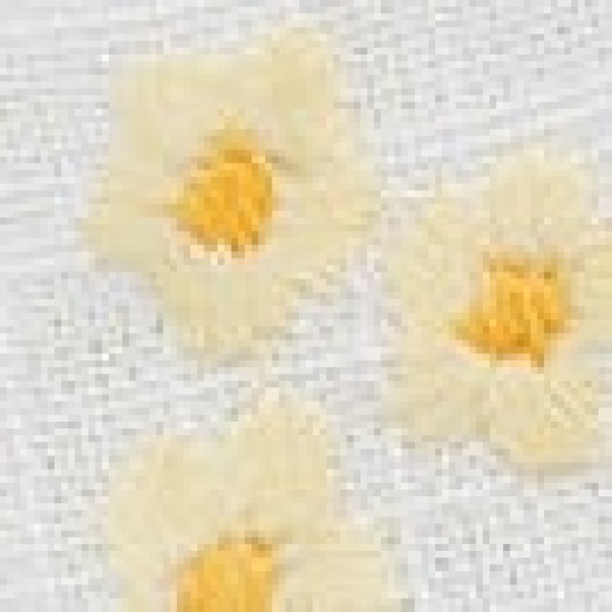 Σετ Πετσέτες Φαγητού 4 τεμ Κέντημα Μαργαρίτα  42x42cm Εκρού