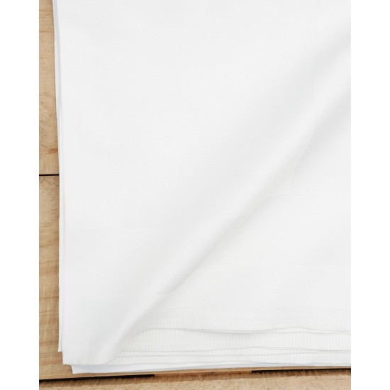 Ζακάρ Πετσέτα Φαγητού Gourmet 53x53cm Άσπρο Ζακάρ Πετσέτα Φαγητού Gourmet 53x53cm Άσπρο