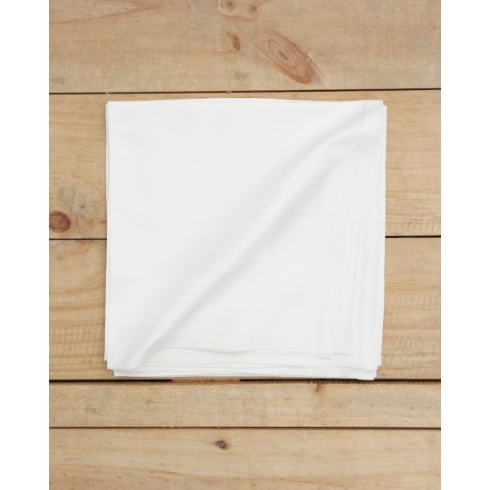 Ζακάρ Πετσέτα Φαγητού Gourmet 53x53cm Άσπρο Ζακάρ Πετσέτα Φαγητού Gourmet 53x53cm Άσπρο