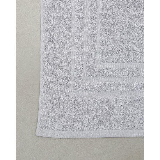 Βαμβακερό Πετσετέ Πατάκι Μπάνιου Softy 50x70cm Γκρι