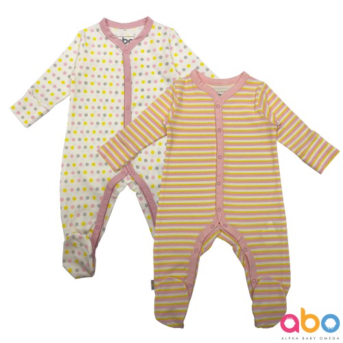 Σετ 2 μακρυμάνικα φορμάκια Confetti ABO