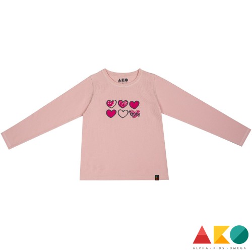 Μπλούζα Μακρυμάνικη Hearts AKO