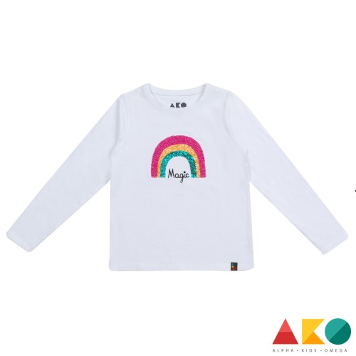 Μπλούζα Μακρυμάνικη Rainbow magic AKO