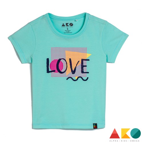 Μπλούζα κοντομάνικη Love AKO