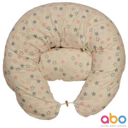 Μαξιλάρι Θηλασμού Stars ροζ ABO