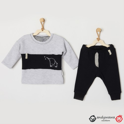 Μπλουζάκι με παντελονάκι Ι love my mummy and daddy