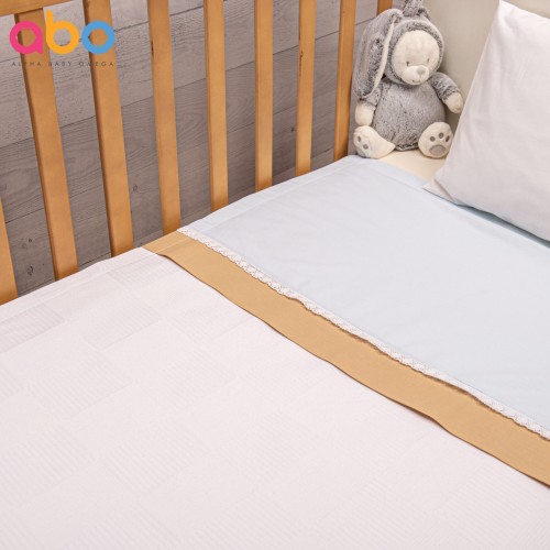 Πικέ κουβέρτα 100*150 Safari Σιέλ  ΑΒΟ