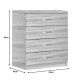 Συρταριέρα Killian με 4 συρτάρια sonoma 80x40x80εκ Συρταριέρα Killian με 4 συρτάρια sonoma 80x40x80εκ