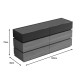 Συρταριέρα Sonlen mdf σε ανθρακί-sonoma απόχρωση 120x40x72εκ Συρταριέρα Sonlen mdf σε ανθρακί-sonoma απόχρωση 120x40x72εκ
