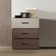 Κομοδίνο Sonlen mdf σε καρυδί-μπεζ απόχρωση 60x40x66εκ Κομοδίνο Sonlen mdf σε καρυδί-μπεζ απόχρωση 60x40x66εκ