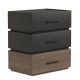 Κομοδίνο Sonlen mdf σε sonoma-ανθρακί απόχρωση 60x40x66εκ Κομοδίνο Sonlen mdf σε sonoma-ανθρακί απόχρωση 60x40x66εκ
