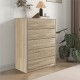 Συρταριέρα Kuanger mdf σε φυσική απόχρωση 80x40x109εκ Συρταριέρα Kuanger mdf σε φυσική απόχρωση 80x40x109εκ