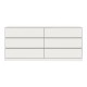 Συρταριέρα Kuanger mdf σε λευκή απόχρωση 120x40x70εκ Συρταριέρα Kuanger mdf σε λευκή απόχρωση 120x40x70εκ