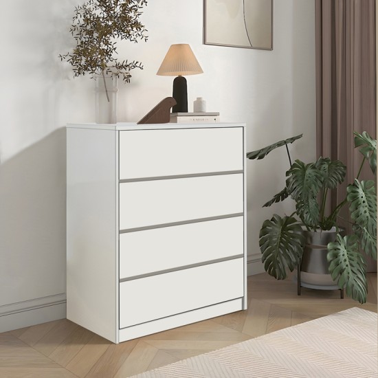 Συρταριέρα Kuanger mdf σε λευκή απόχρωση 80x40x80εκ Συρταριέρα Kuanger mdf σε λευκή απόχρωση 80x40x80εκ