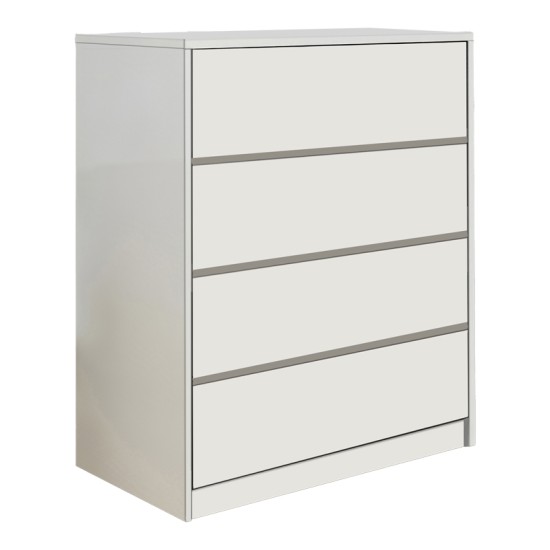 Συρταριέρα Kuanger mdf σε λευκή απόχρωση 80x40x80εκ Συρταριέρα Kuanger mdf σε λευκή απόχρωση 80x40x80εκ