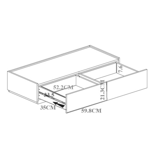 Συρταριέρα Sonlen mdf σε oak απόχρωση 120x40x72εκ Συρταριέρα Sonlen mdf σε oak απόχρωση 120x40x72εκ