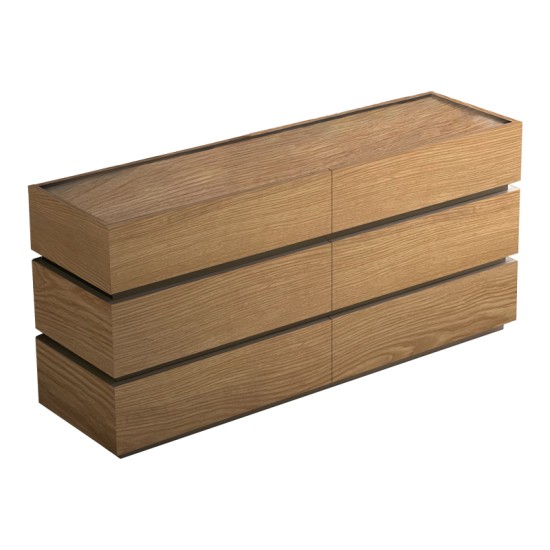Συρταριέρα Sonlen mdf σε oak απόχρωση 120x40x72εκ Συρταριέρα Sonlen mdf σε oak απόχρωση 120x40x72εκ