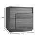 Κομοδίνο Inget mdf σε καρυδί απόχρωση 50x40x48εκ Κομοδίνο Inget mdf σε καρυδί απόχρωση 50x40x48εκ