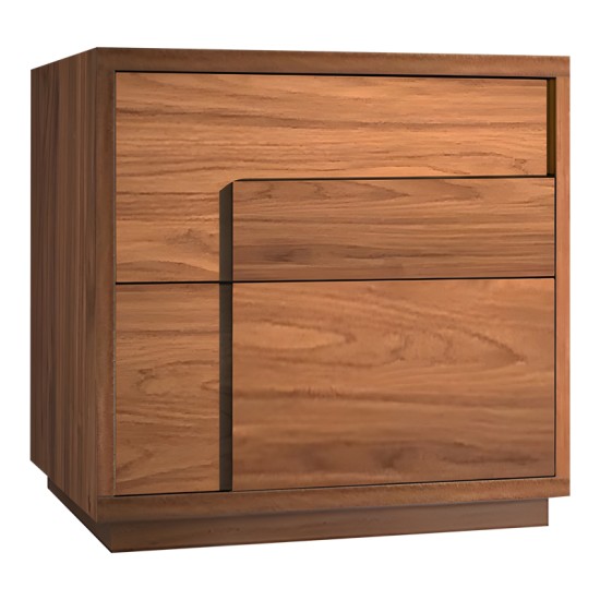 Κομοδίνο Inget mdf σε καρυδί απόχρωση 50x40x48εκ Κομοδίνο Inget mdf σε καρυδί απόχρωση 50x40x48εκ
