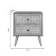 Κομοδίνο Oslo sonoma 50x39x55εκ Κομοδίνο Oslo sonoma 50x39x55εκ
