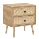 Κομοδίνο Oslo sonoma 50x39x55εκ Κομοδίνο Oslo sonoma 50x39x55εκ