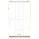 Ντουλάπα ρούχων Serenity τρίφυλλη sonoma-λευκό 118.5x54x196.5εκ