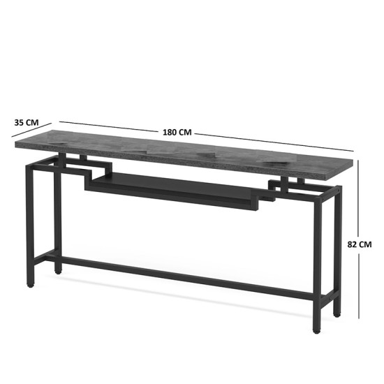 Κονσόλα Onole σε όψη μαρμάρου - χρυσό μέταλλο 180x35x82εκ Κονσόλα Onole σε όψη μαρμάρου - χρυσό μέταλλο 180x35x82εκ