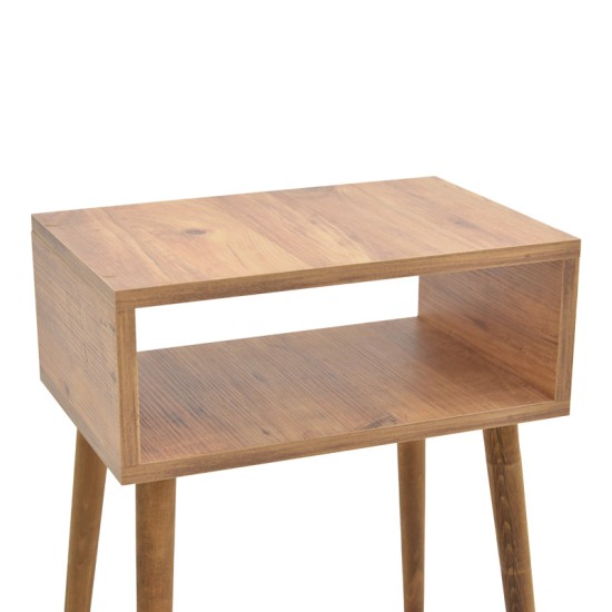 Κομοδίνο Hank σε φυσική απόχρωση 45x30x60εκ Κομοδίνο Hank σε φυσική απόχρωση 45x30x60εκ