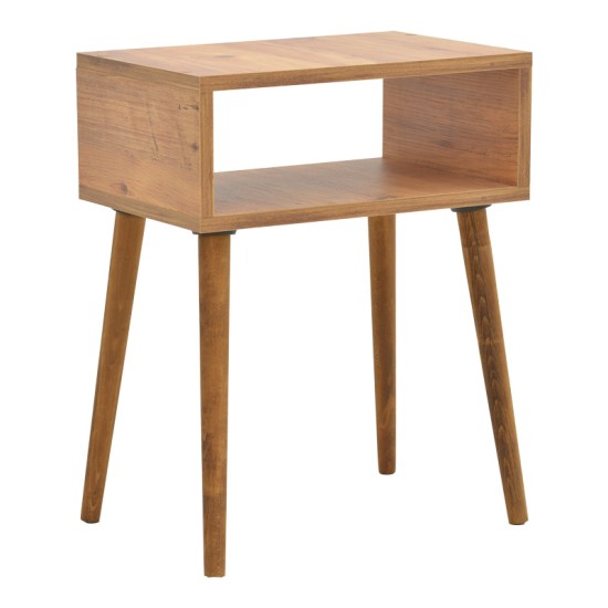 Κομοδίνο Hank σε φυσική απόχρωση 45x30x60εκ Κομοδίνο Hank σε φυσική απόχρωση 45x30x60εκ