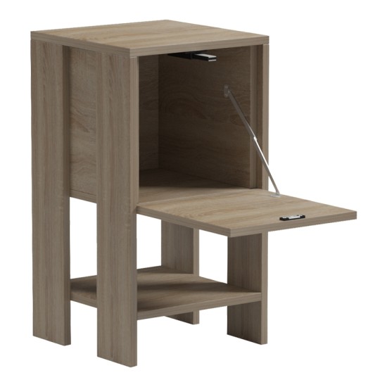 Κομοδίνο Reppo sonoma 30x30x55εκ