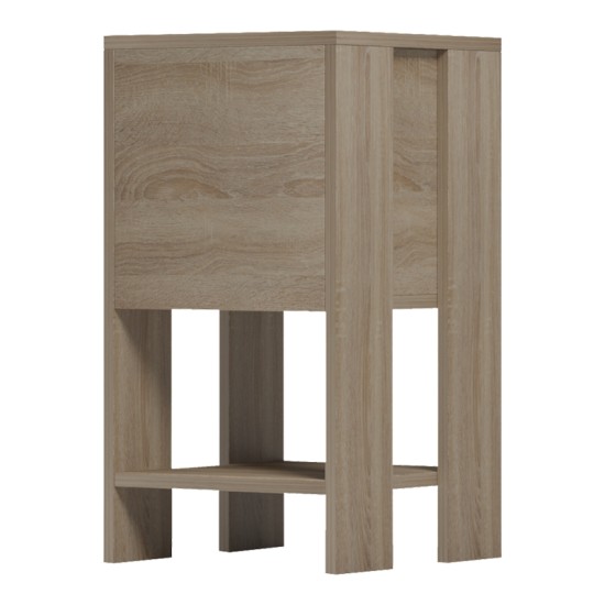 Κομοδίνο Reppo sonoma 30x30x55εκ