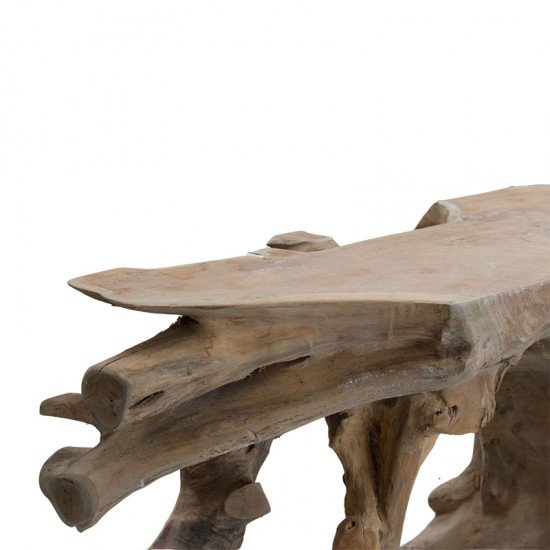 Κονσόλα Root χειροποίητη μασίφ ξύλο φυσικό 150x40x80εκ