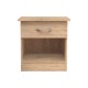Κομοδίνο Kona σε oak απόχρωση 40x34x42εκ