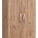 Ντουλάπα Jonar δίφυλλη oak μελαμίνης 60x42x180εκ