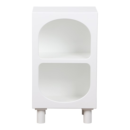 Κομοδίνο Emersi MDF σε λευκή απόχρωση 40x32x70εκ Κομοδίνο Emersi MDF σε λευκή απόχρωση 40x32x70εκ