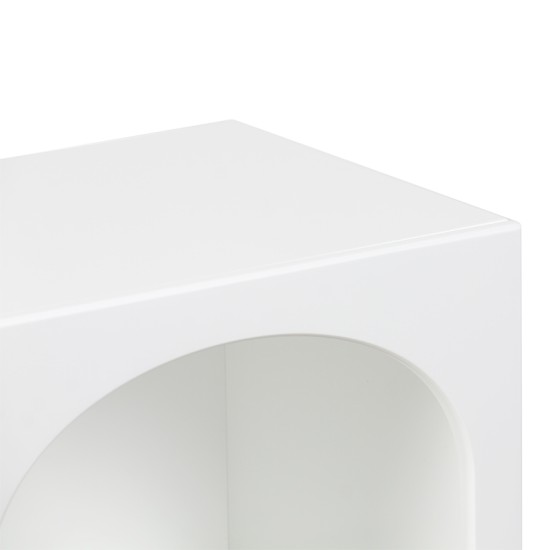 Κομοδίνο Emersi MDF σε λευκή απόχρωση 40x32x70εκ Κομοδίνο Emersi MDF σε λευκή απόχρωση 40x32x70εκ