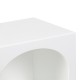 Κομοδίνο Emersi MDF σε λευκή απόχρωση 40x32x70εκ Κομοδίνο Emersi MDF σε λευκή απόχρωση 40x32x70εκ
