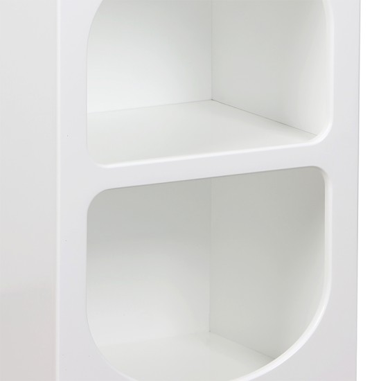 Κομοδίνο Emersi MDF σε λευκή απόχρωση 40x32x70εκ Κομοδίνο Emersi MDF σε λευκή απόχρωση 40x32x70εκ