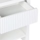 Κομοδίνο Zeplen MDF σε λευκή απόχρωση 40x30x53εκ Κομοδίνο Zeplen MDF σε λευκή απόχρωση 40x30x53εκ